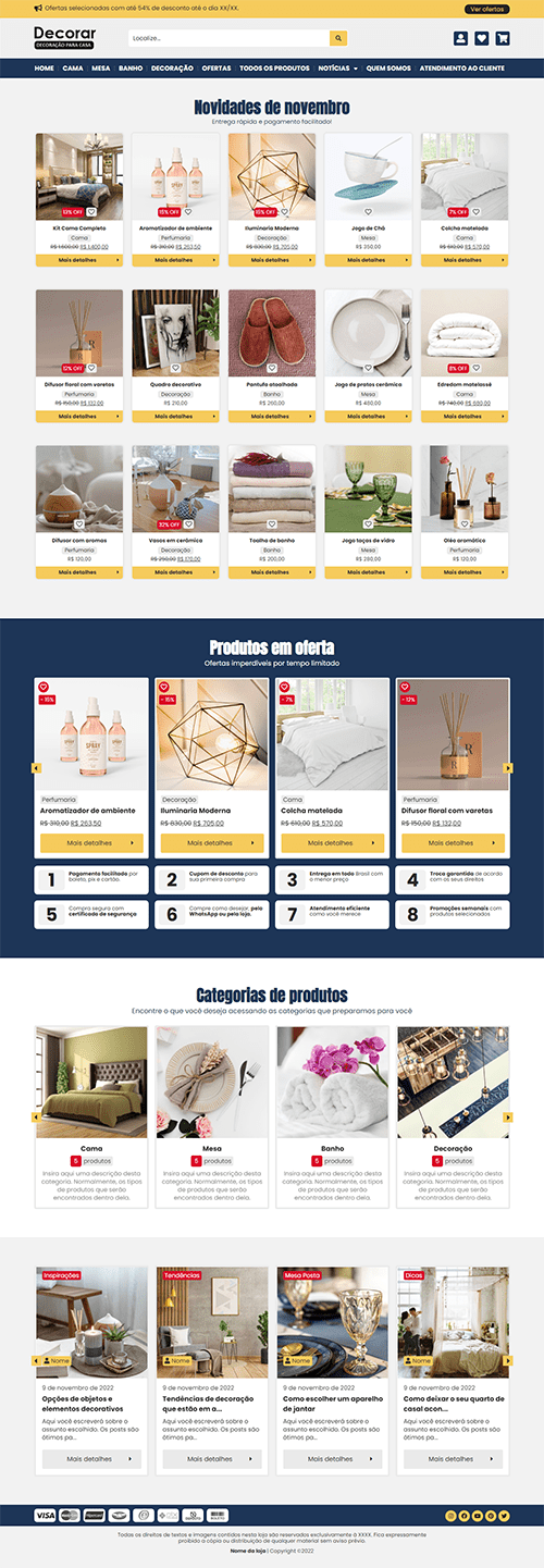 Pagina inicial completa